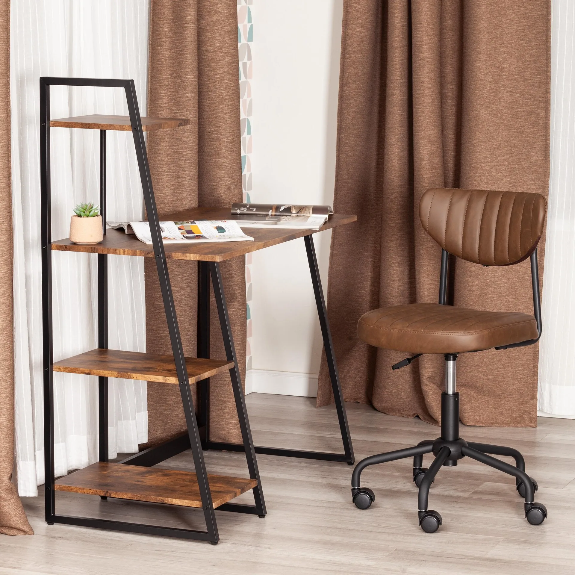 Кресло SLIM Dark brown (тёмно-коричневый)_20199