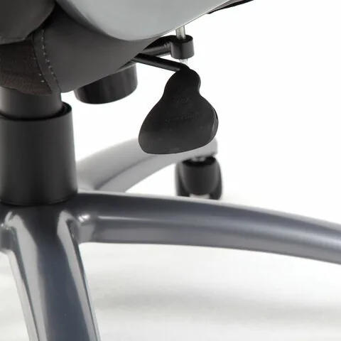 Кресло офисное BRABIX PREMIUM "Strong HD-009", НАГРУЗКА до 200 кг, экокожа черная, ткань серая, 531945