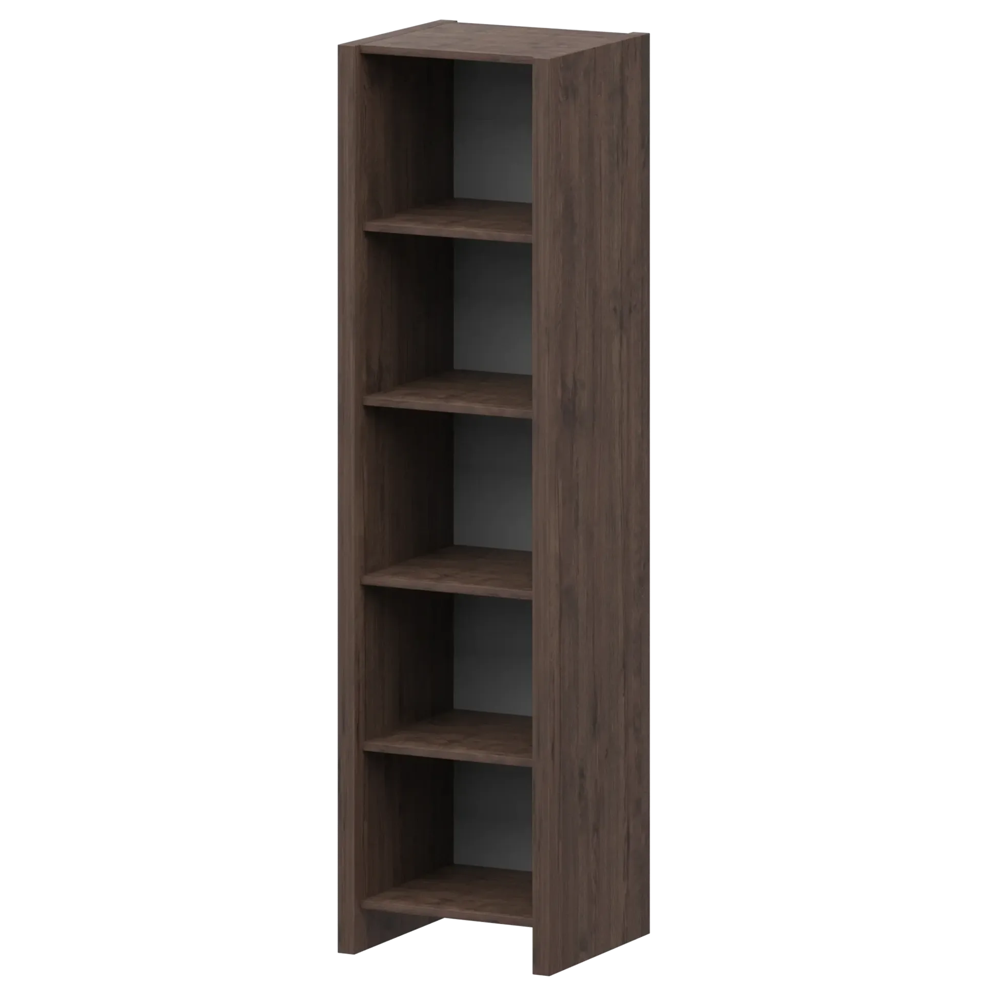 Стеллаж узкий КТ-41.38 Дуб апрель 466x438x1968 Акцент_