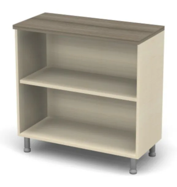 Стеллаж открытый 2 уровня BR81.0241 Дрифтвуд-берёза (90x43x93) BR81.0241 Дрифтвуд-берёза 90x43x93