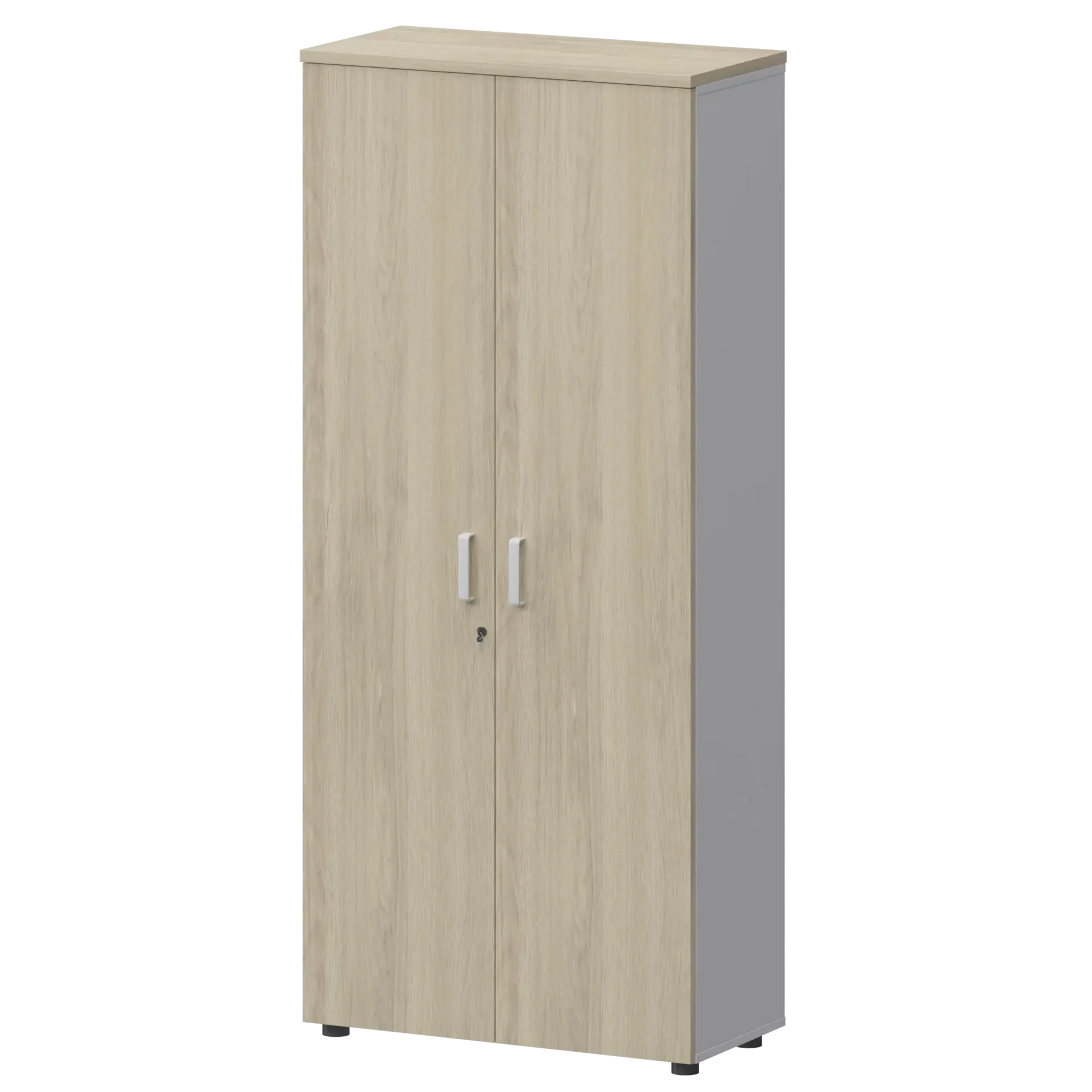 Шкаф СМШ-58Д Тип2 Белый/Кронберг 793x380x1990 Смарт_