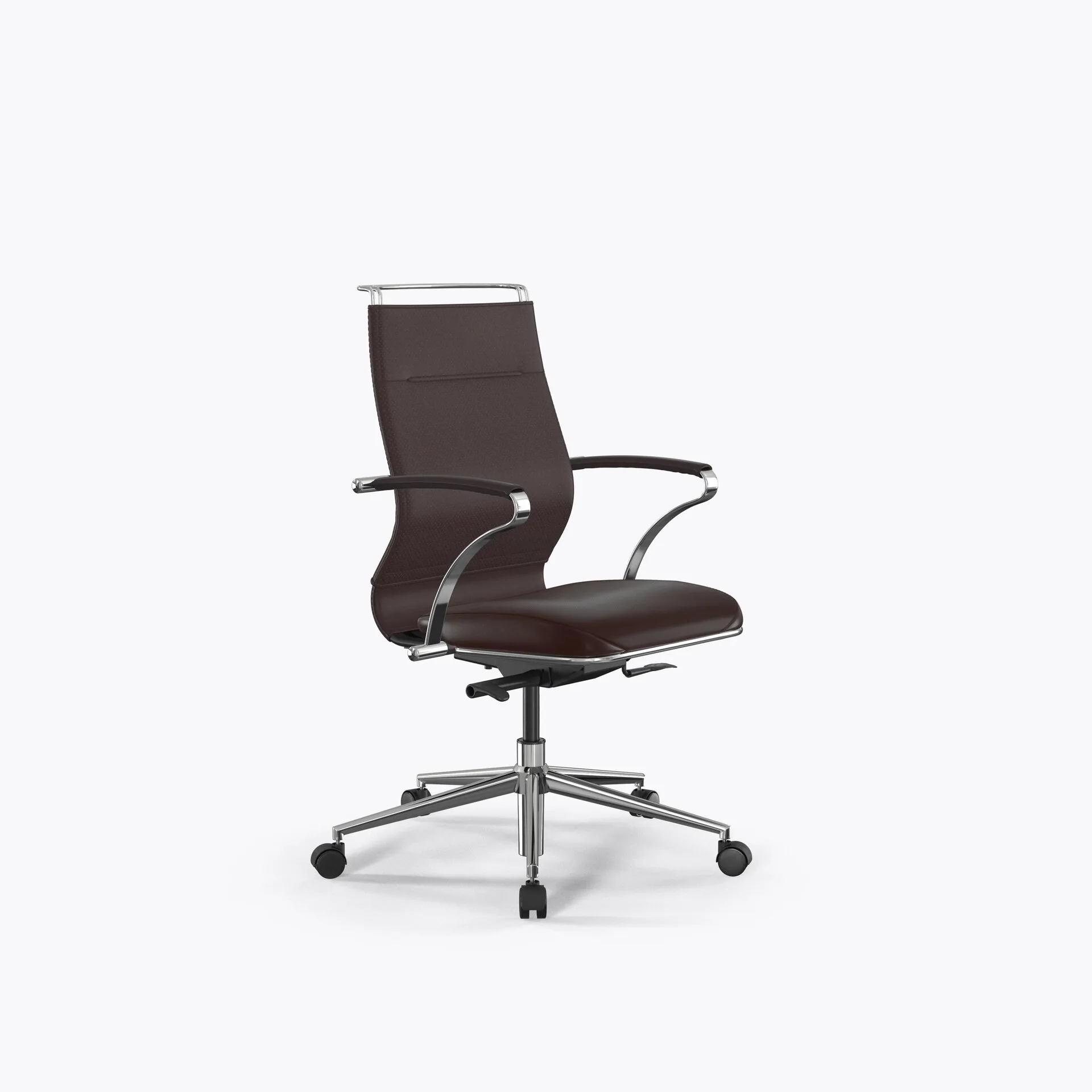 Кресло Метта SynchroSit Well M3-192K - Extra /Ach46/Wm12/K15cL(M24.B23.G18.W02) (Темно-коричневый)