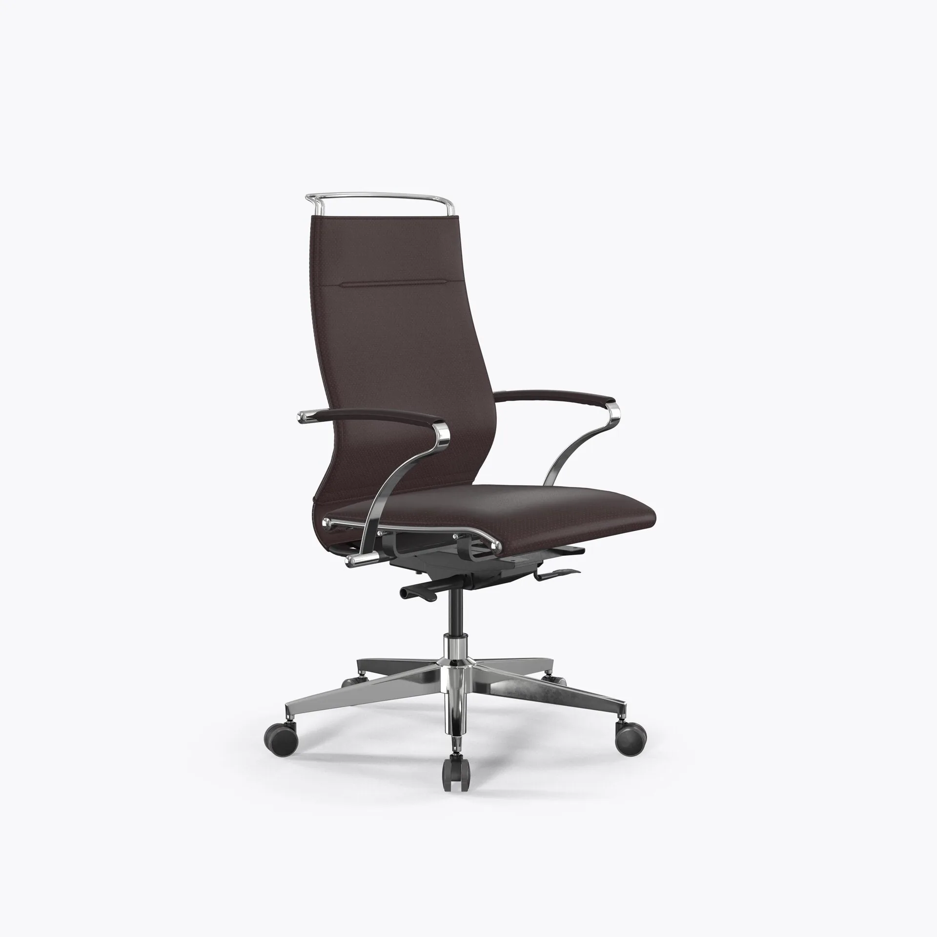 Кресло Метта SynchroSit Well B2-195K - Infinity /Ach246/Nc200/K15cL(M24.B22.G18.W03) (Темно-коричневый)