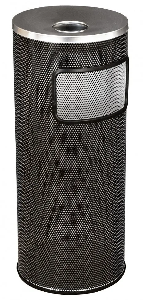 Корзина для бумаг с пепельницей К250Н перф 270*270*615