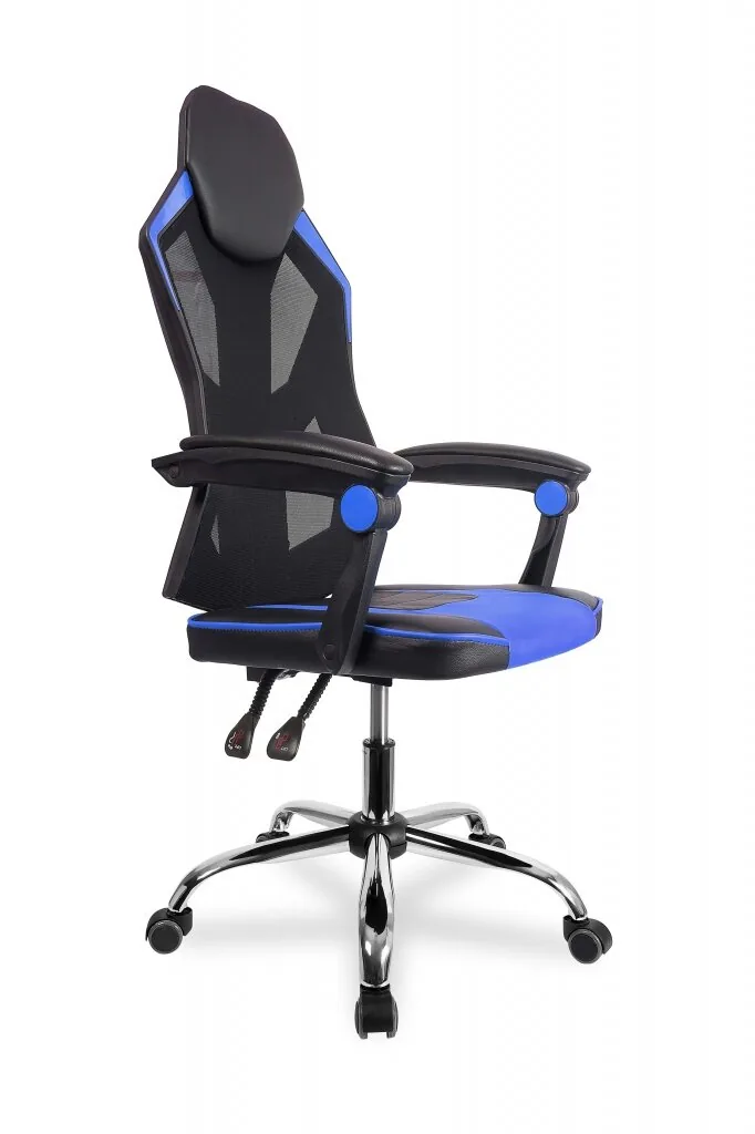 Инновационное геймерское кресло. Кресло College CLG-802 LXH Blue синий