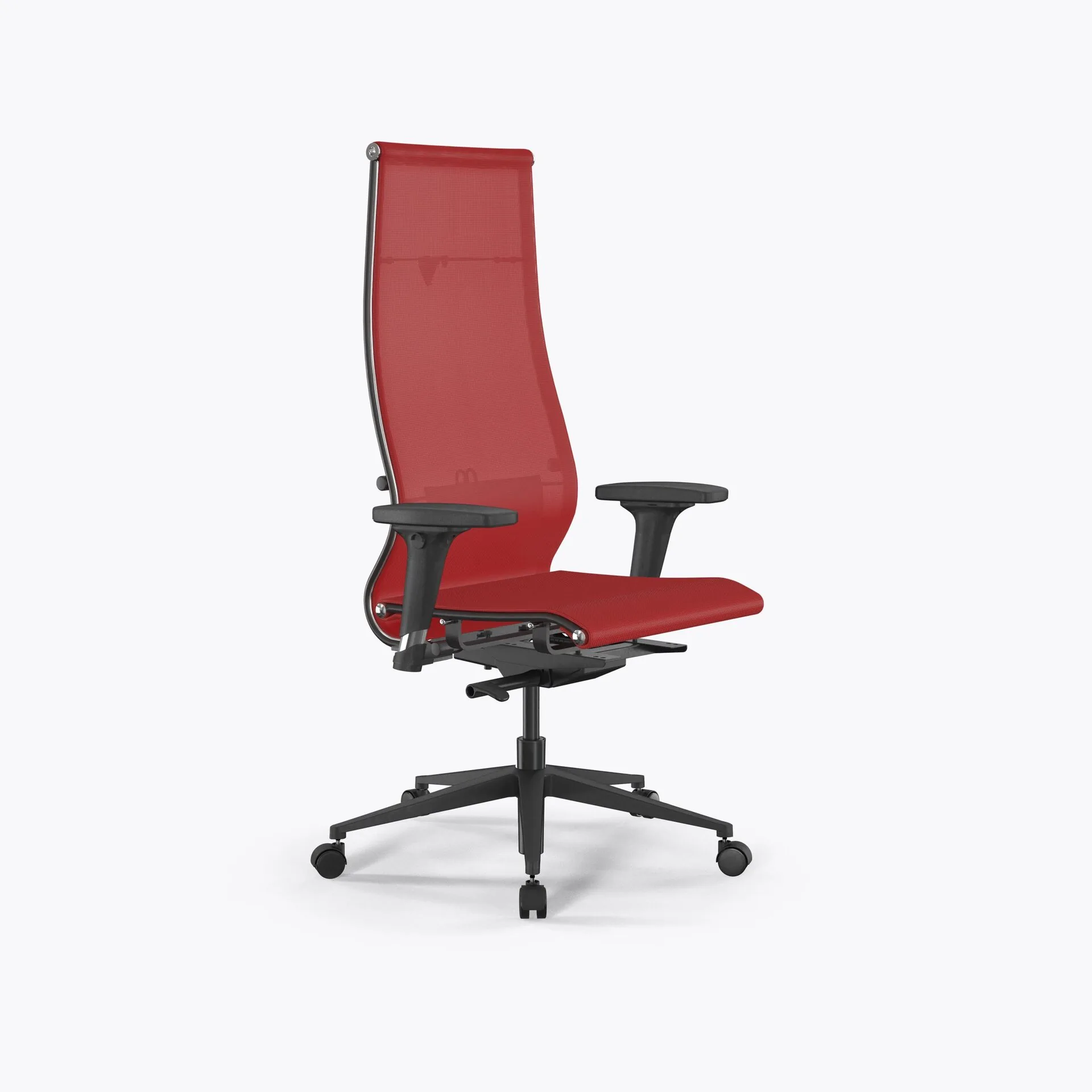 Кресло Метта SynchroSit 10 B1-107D - T /Km00/Nb00/D02P(M23.B11.G19.W02) (Красный)