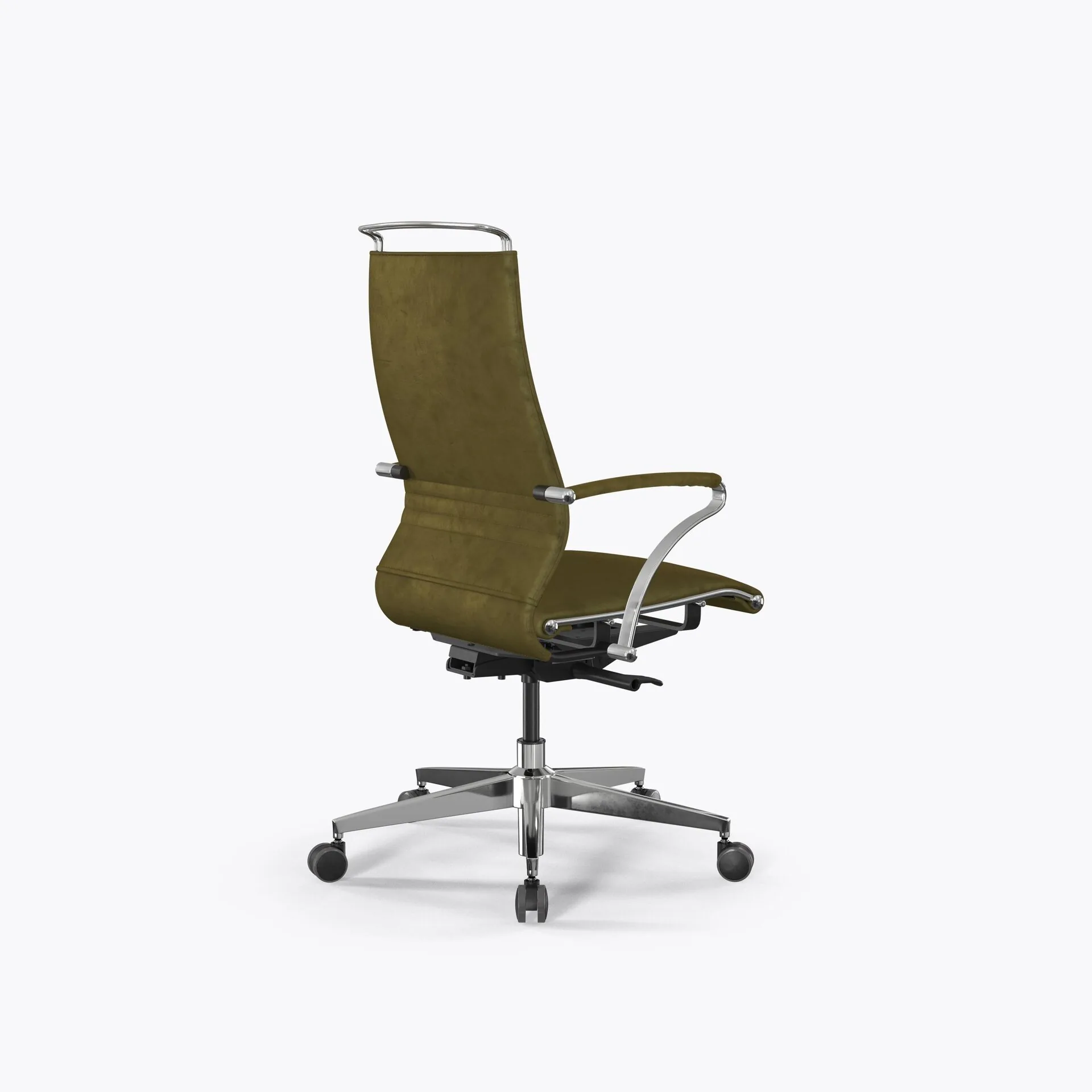 Кресло Метта SynchroSit Well B2-195K - GoyaLE /Ach246/Nc200/K15cV(M24.B22.G18.W03) (Оливковый)