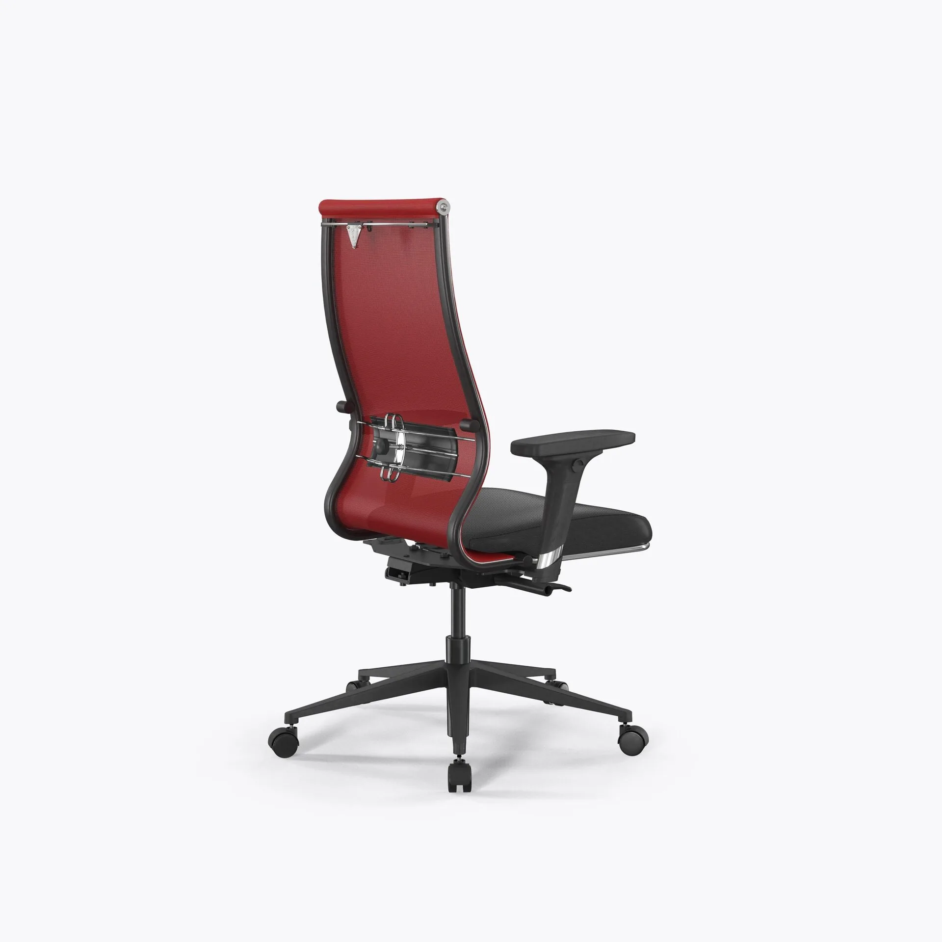 Кресло Метта SynchroSit 10 B2-163D - T+Extra /Km00/Wm12/D02P(M24.B11.G19.W02) (Красный-Черный)