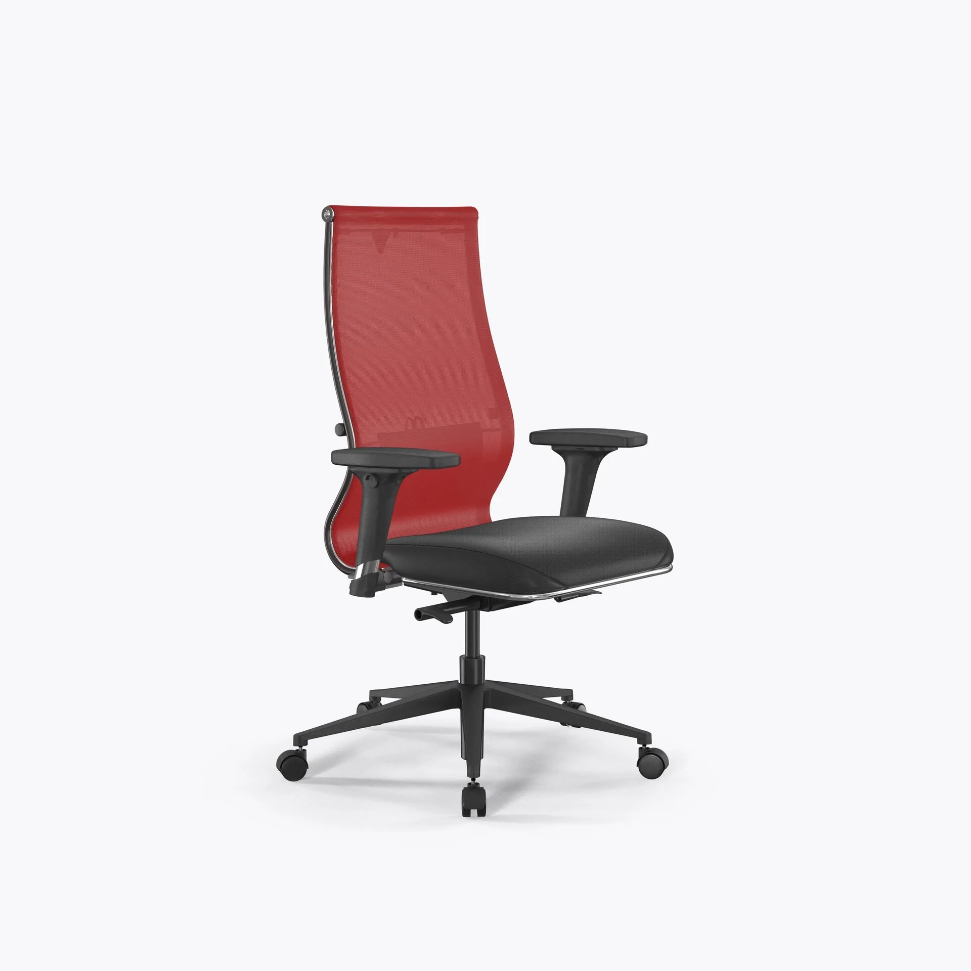 Кресло Метта SynchroSit 10 B2-163D - T+Extra /Km00/Wm12/D02P(M24.B11.G19.W02) (Красный-Черный)