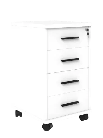 Тумба подкатная ТМ-4.А.BH Белый 412х450х708 COMP
