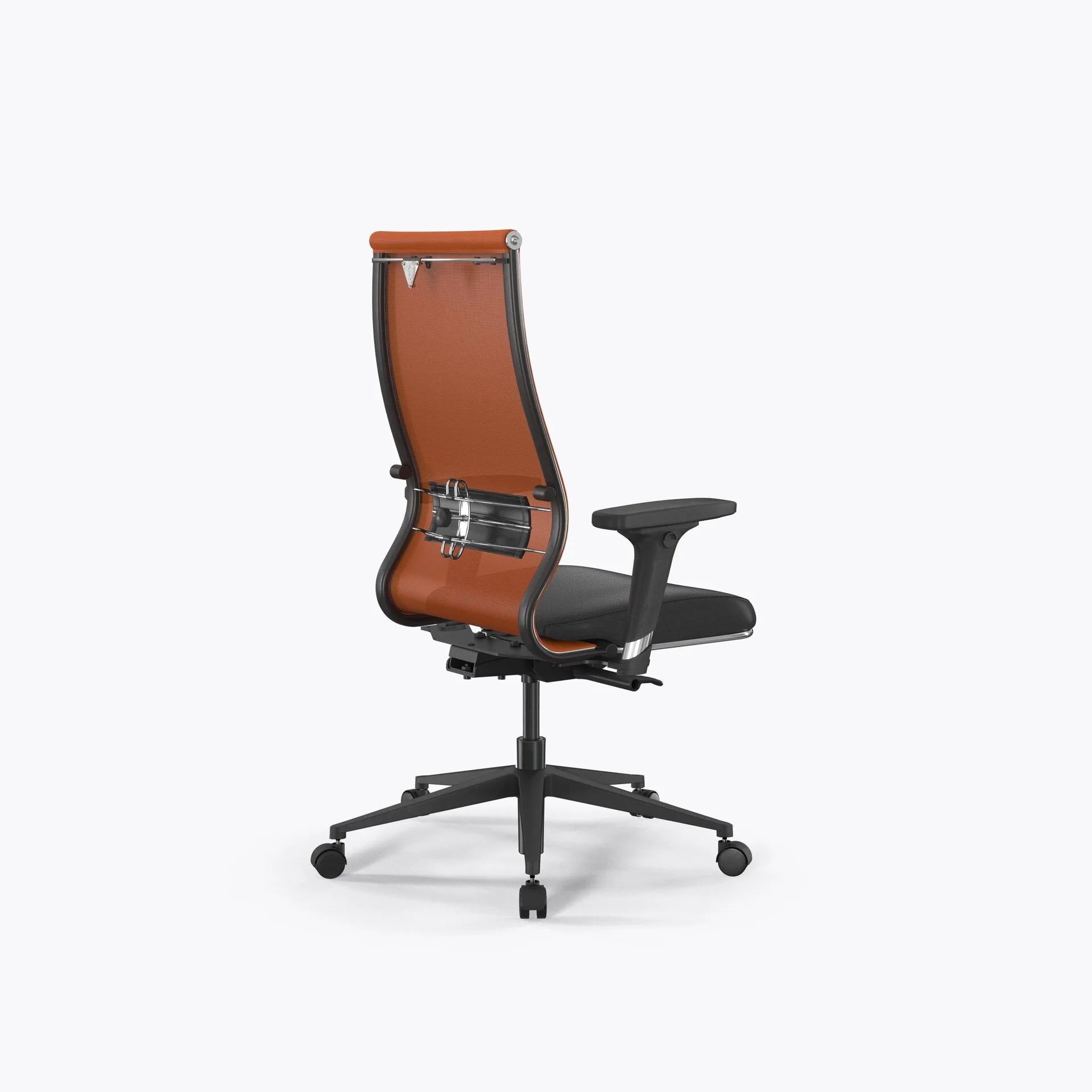 Кресло Метта SynchroSit 10 B2-163D - T+Extra /Km00/Wm12/D02P(M24.B11.G19.W02) (Оранжевый-Черный)