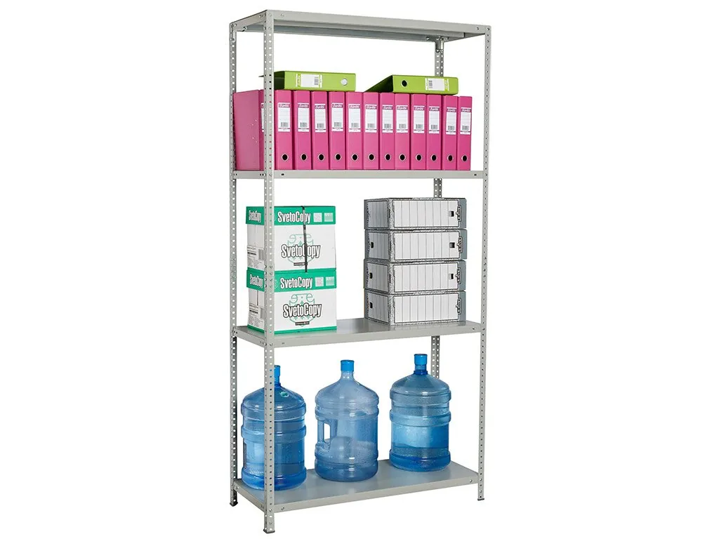 Стеллаж металлический MS Standart 200KD/100x50/4  1000*500*1950h